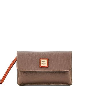 Dooney & Bourke Pebble Grain Milly Wristlet Stone
